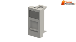 Nead 2053 45x22,5 mm Data/Tel Kapağı Tekli